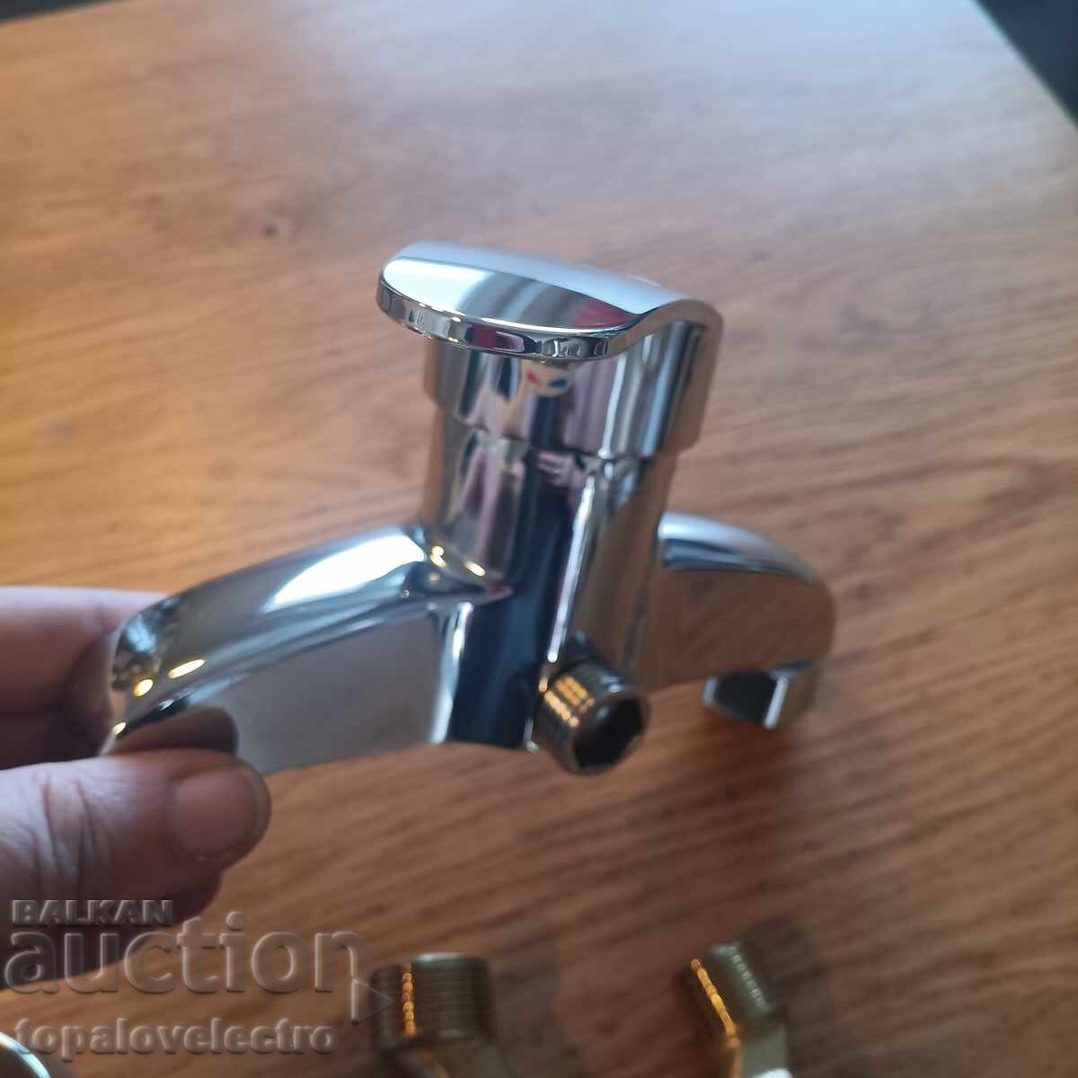 NOU! Robinet de duș – de perete, monocomandă, crom, G 1/2 /c - 6