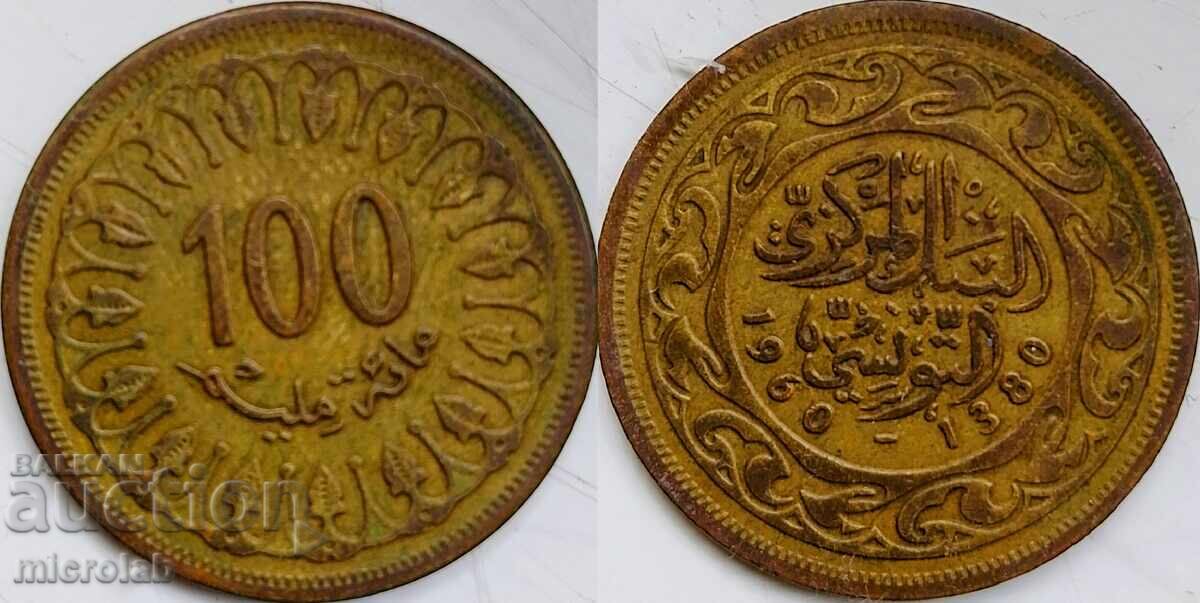 Τυνησία 100 μιλίμ 1960