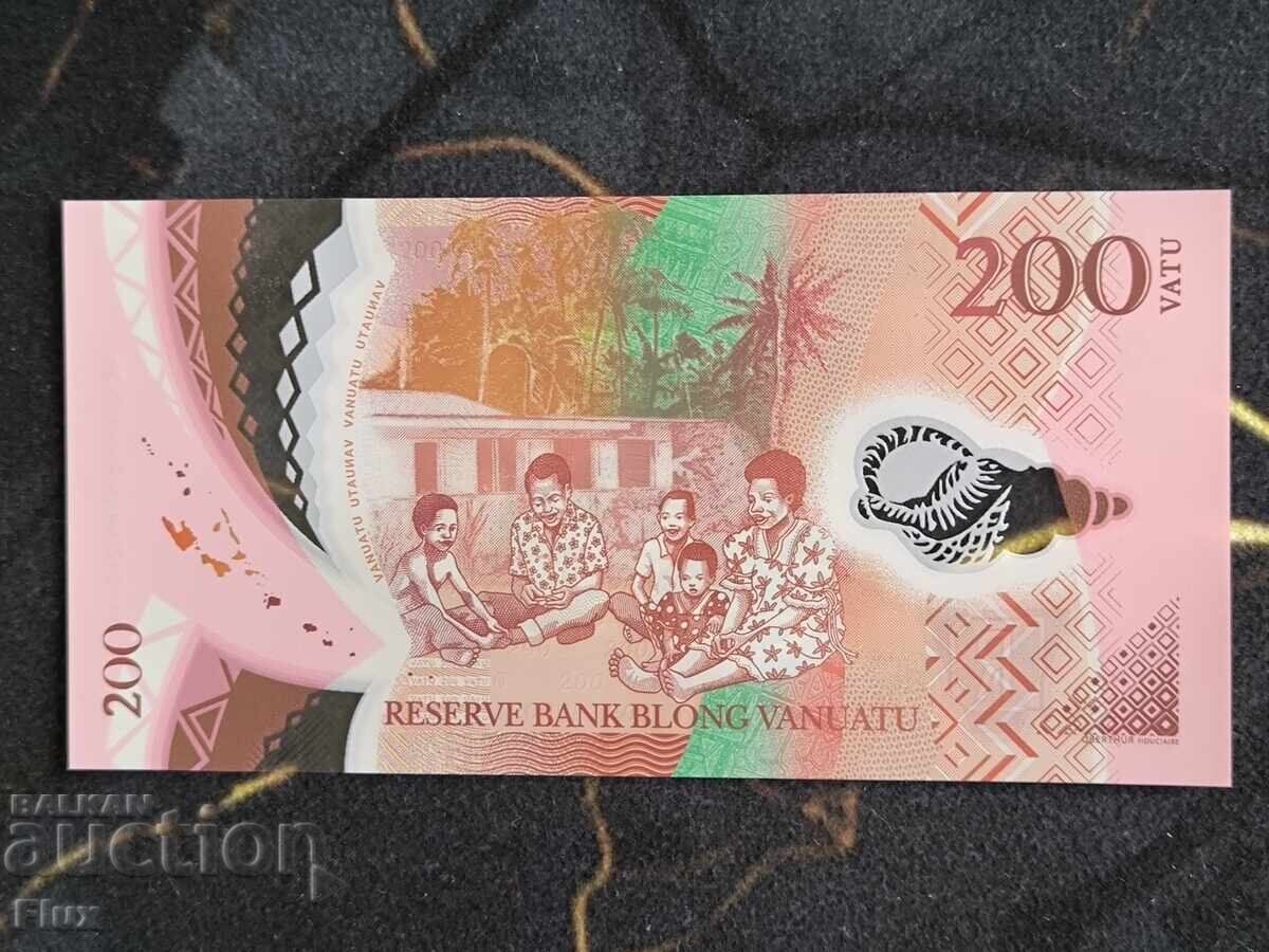 Τραπεζογραμμάτιο - Βανουάτου - 200 vatu UNC | 2020 με τιμή € 8.00 | 15.65 BGN