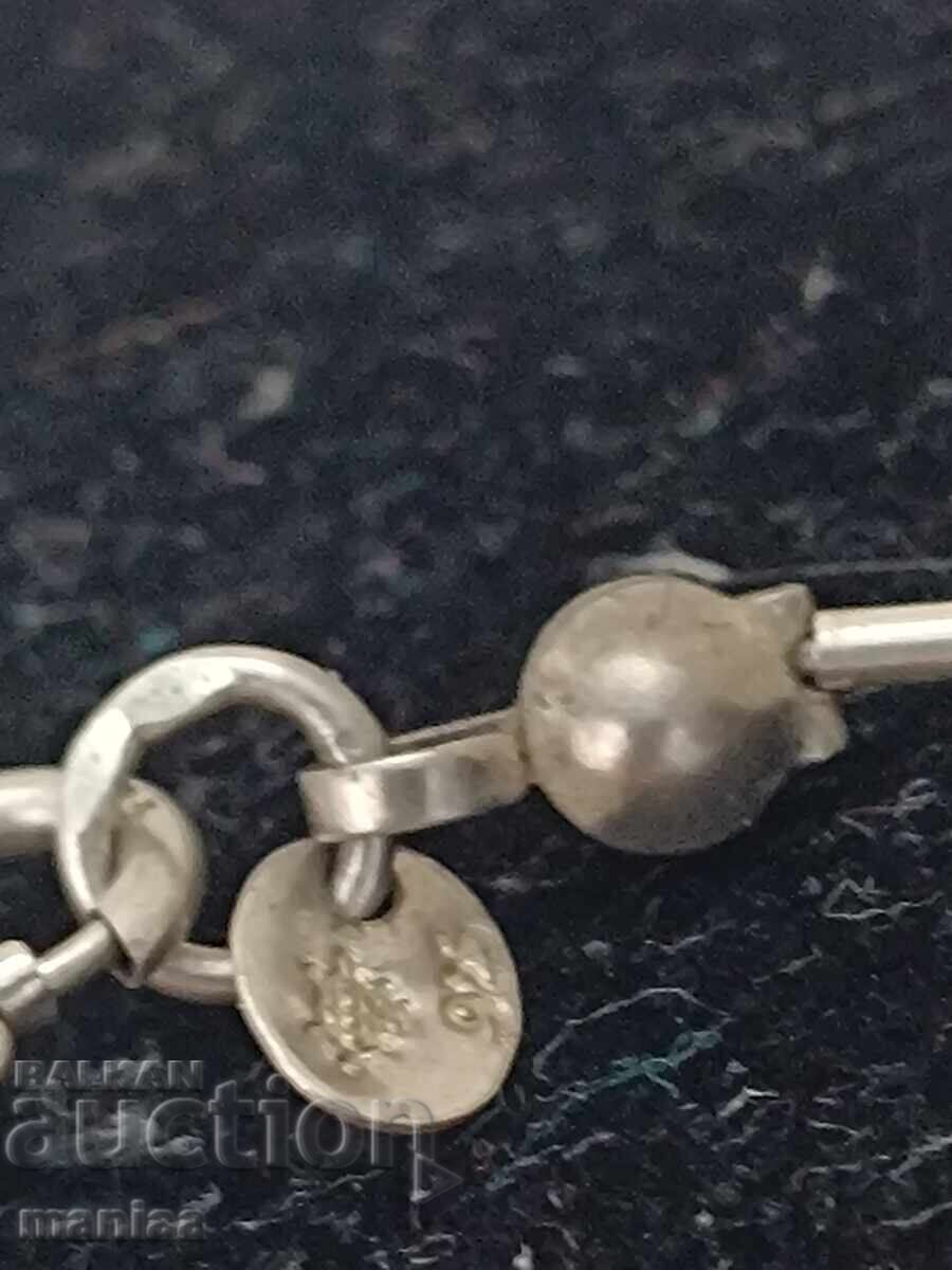 Доставка на Сребърно колие с делфини маркирано 925