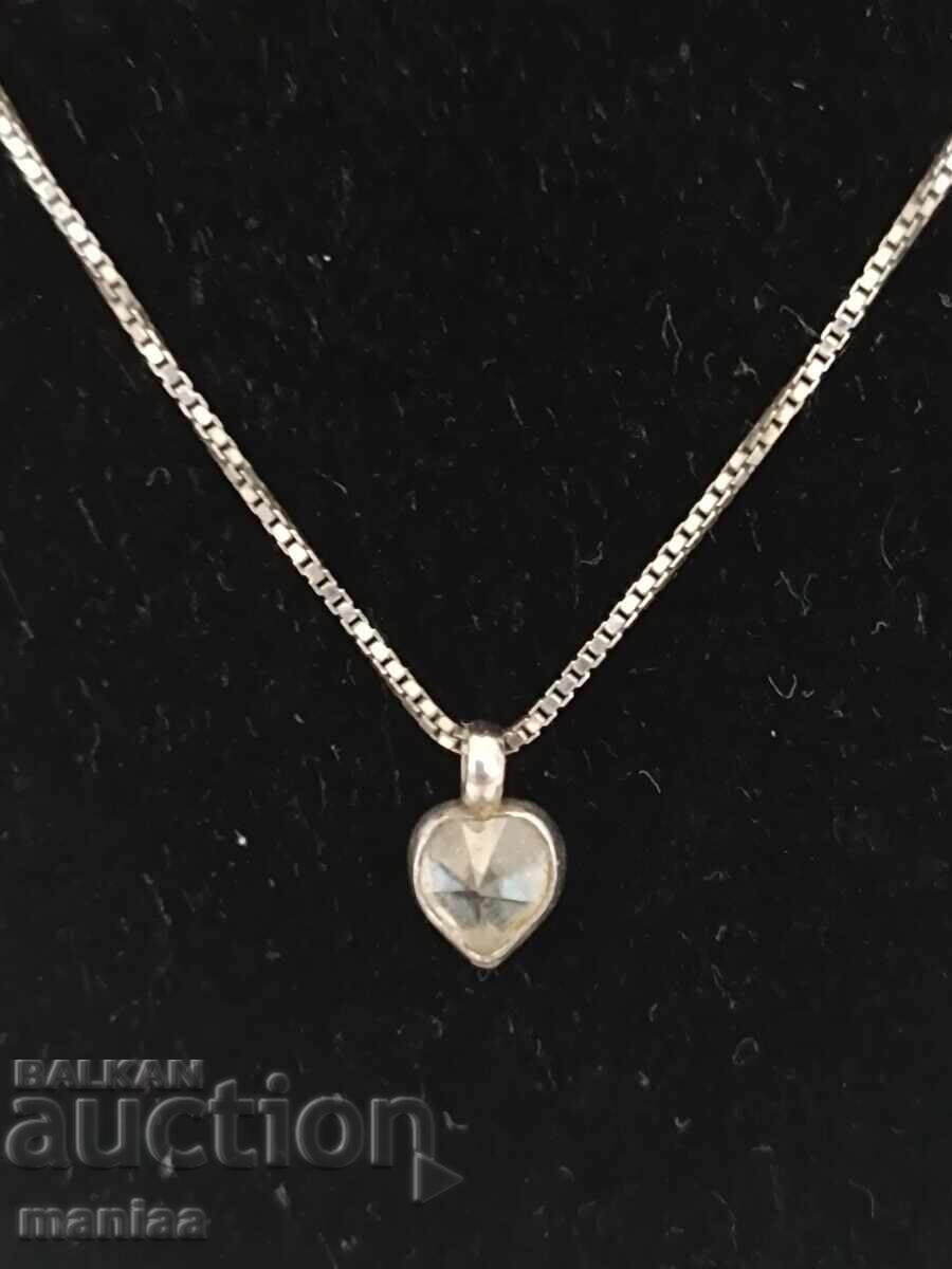 Frumos lanț argint marcat proba 925 cu preț € 20.00 | 39.12 BGN