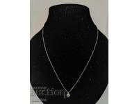 Красив сребърен маркиран синджир проба 925