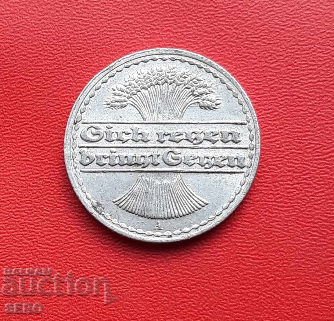 Germania-50 Pfennig 1920 A-Berlin cu preț € 0.40 | 0.78 BGN