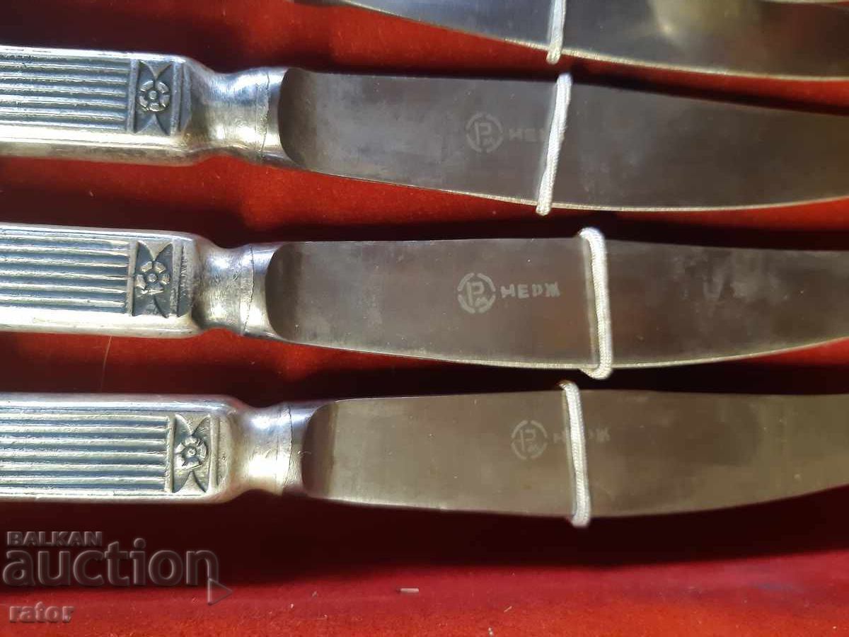 Veselă veche argintată, melchior - URSS - 6