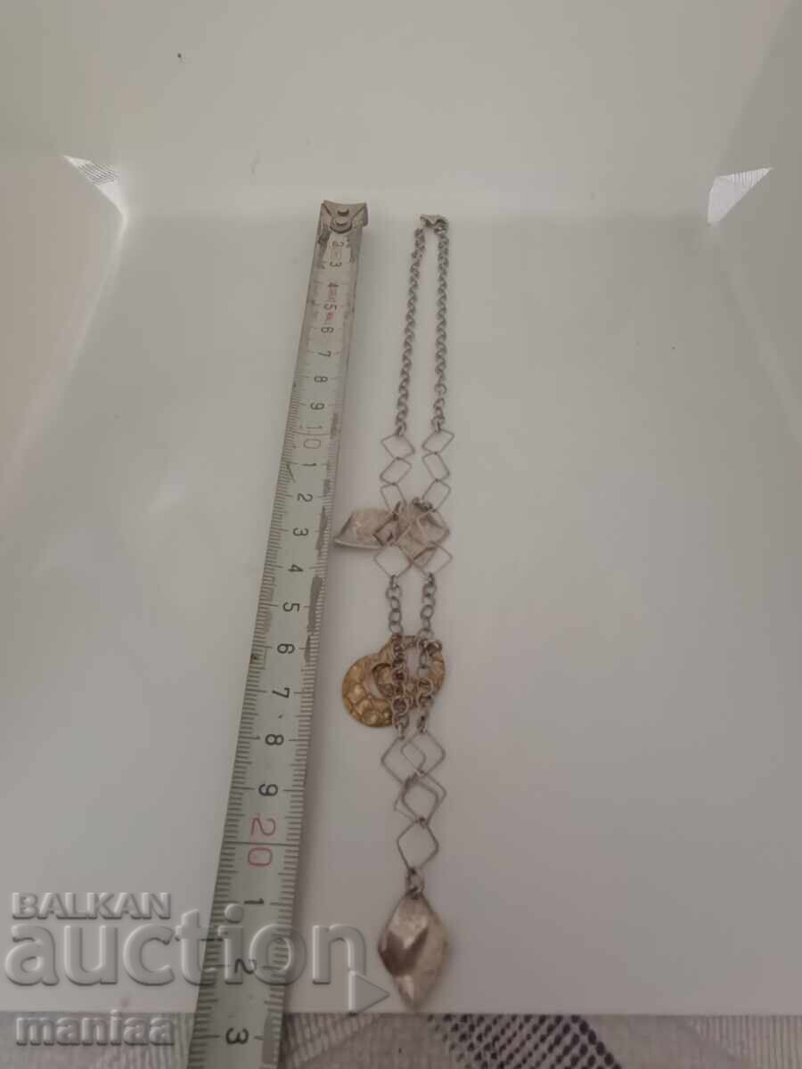 Красиво сребърно колие маркирано 925 - 5 Красиво сребърно колие маркирано 925 - 5