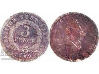 British West Africa 3 Pence 1939