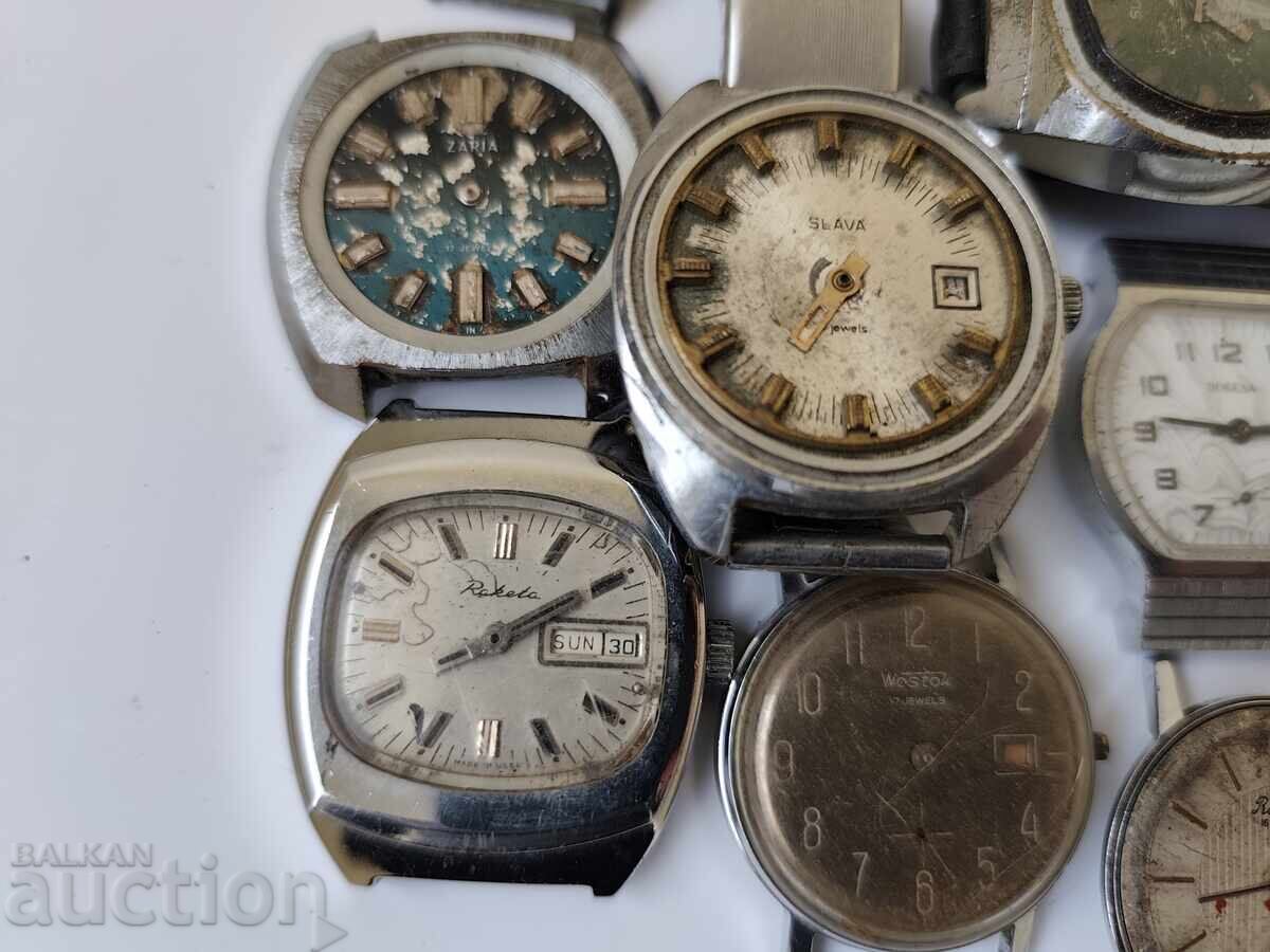 0.01€.Лот Стари Руски Мъжки часовници -Б.З.Ц. с цена € 0.01 | 0.02 лв.
