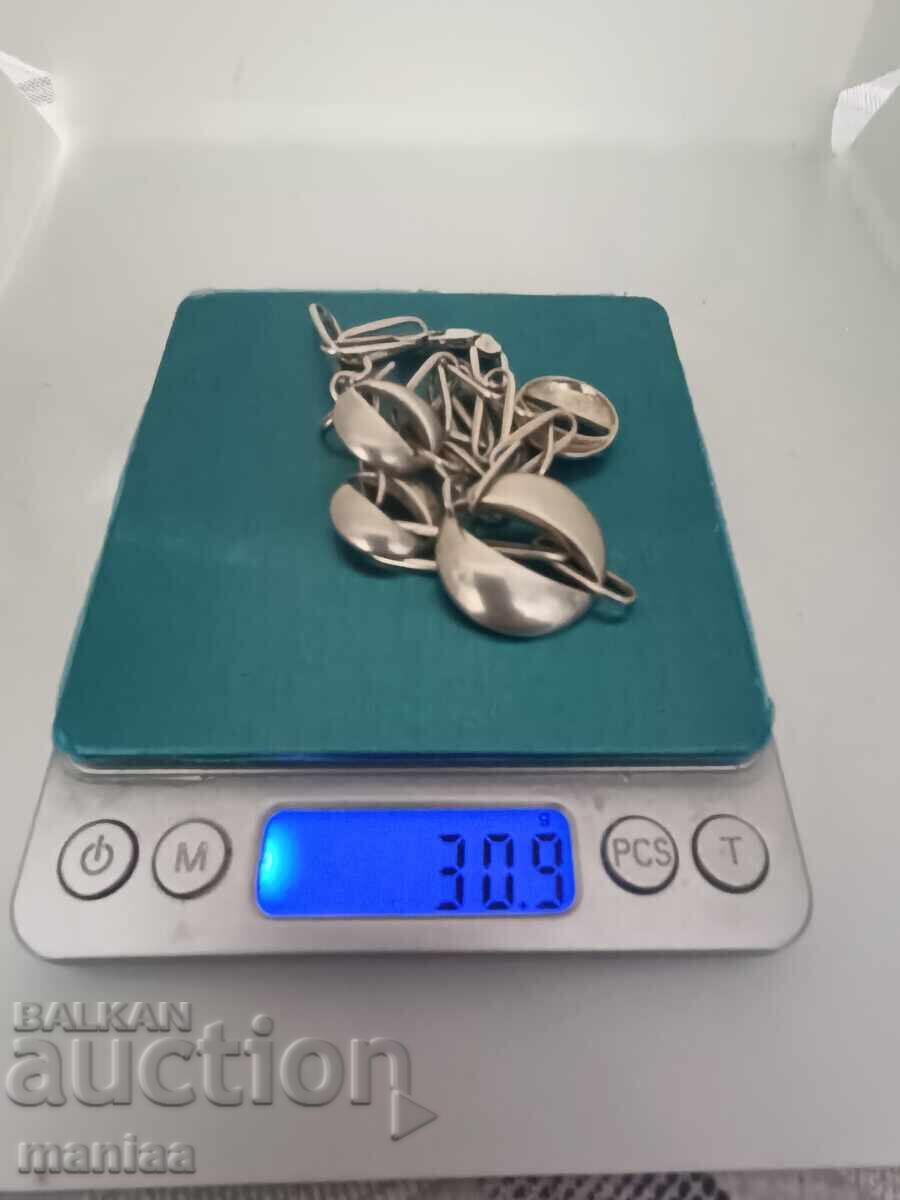 Масивен сребърен синджир проба  925 - 7