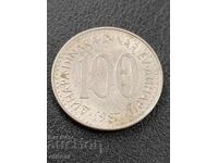 100 dinars Yugoslavia 1987