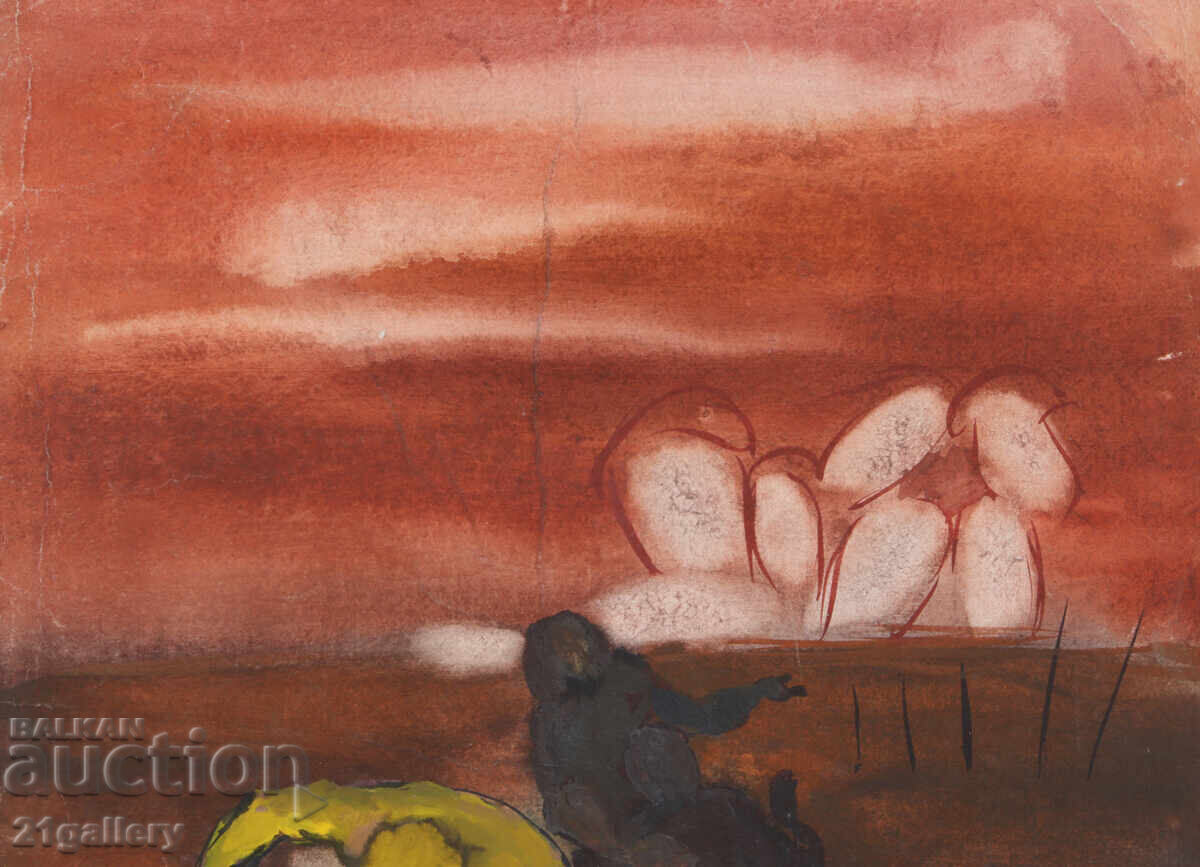 Παράδοση Ivan Apostolov kartina tempera Ribari