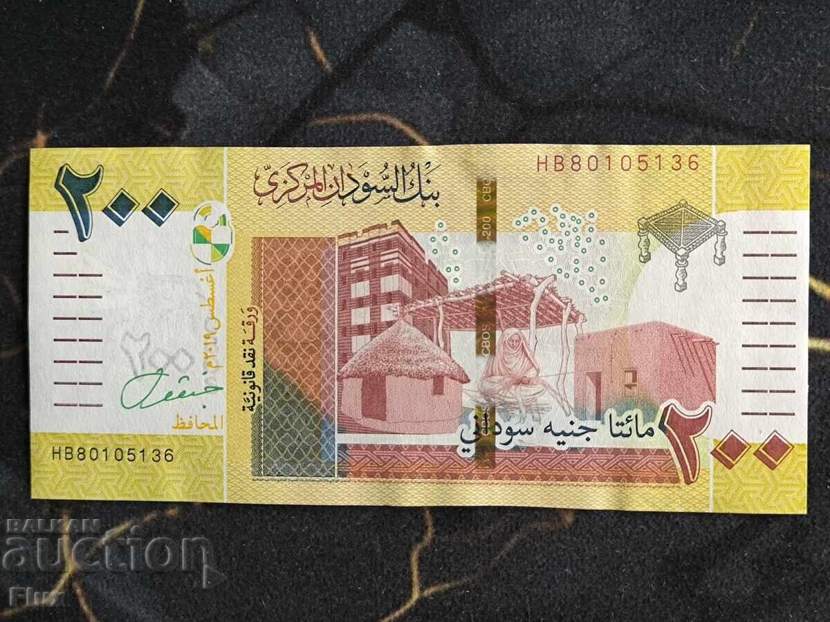 Bancnota - Sudan - 200 de lire sterline UNC | 2019 Bancnota - Sudan - 200 de lire sterline UNC | 2019
