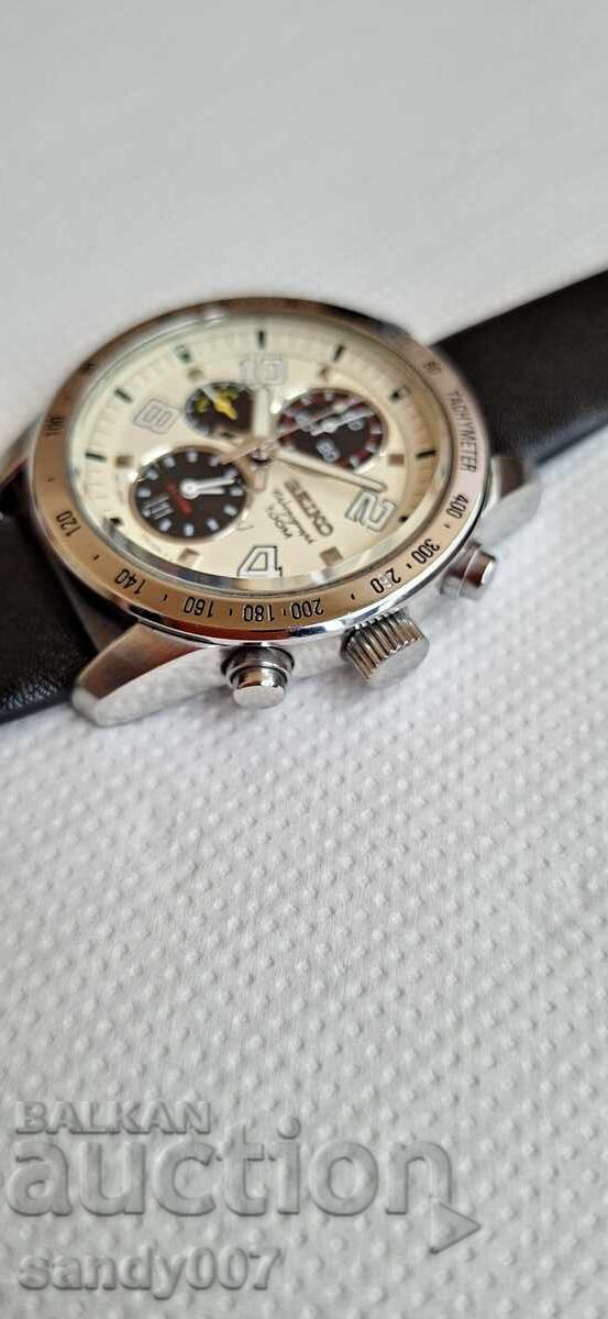 Аукцион Seiko Chronograph Alram 100m SNAC09P1 Аукцион Seiko Chronograph Alram 100m SNAC09P1