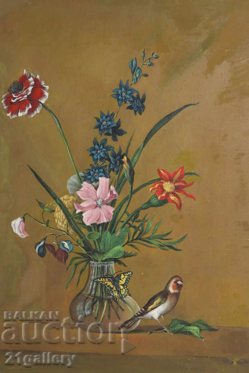 Galina Atanasova masleni boi natyurmort