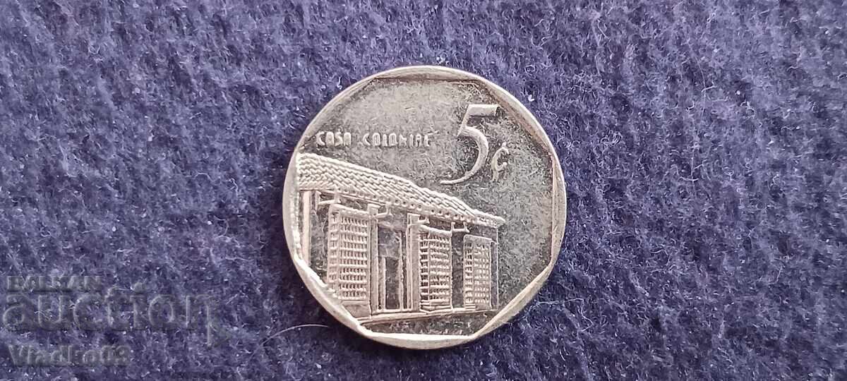 Куба 5 сентавос 2006 Куба 5 сентавос 2006