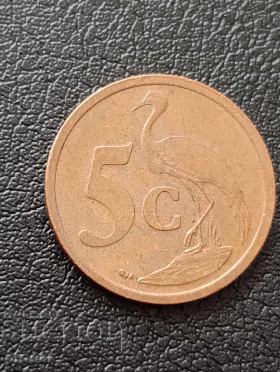 5 cenți Africa de Sud 2004