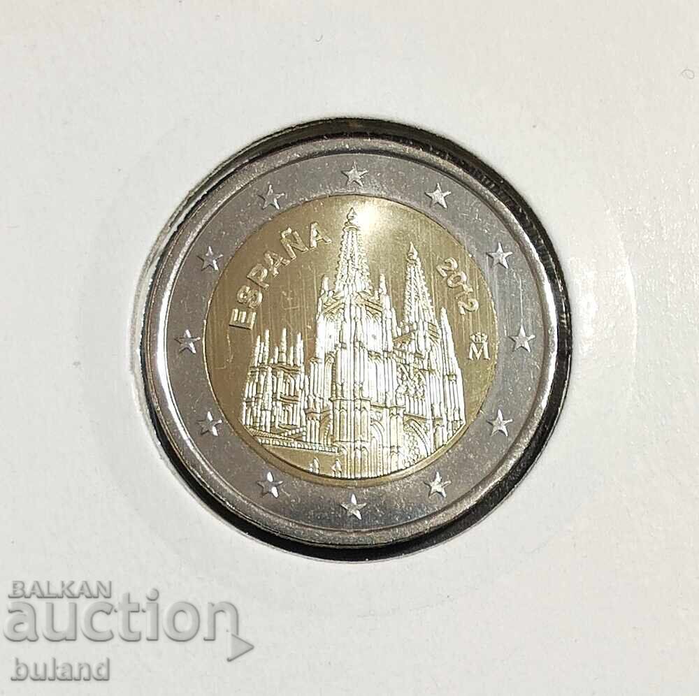 Spain UNC Commemorative Euro Coin 2 Euro 2012 Burgos Euro Spain UNC Commemorative Euro Coin 2 Euro 2012 Burgos Euro