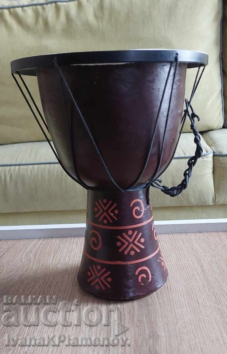 Африкански барабан декорация сувенир за ценители с цена € 14.00 | 27.38 лв.