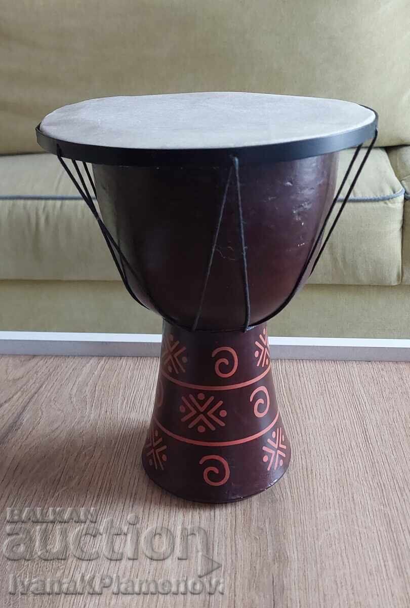 Африкански барабан декорация сувенир за ценители - 5