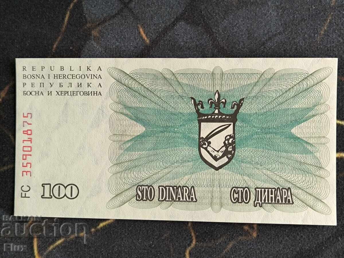 Bancnotă - Bosnia și Herțegovina - 100 000 dinari UNC | 1992 cu preț € 3.00 | 5.87 BGN
