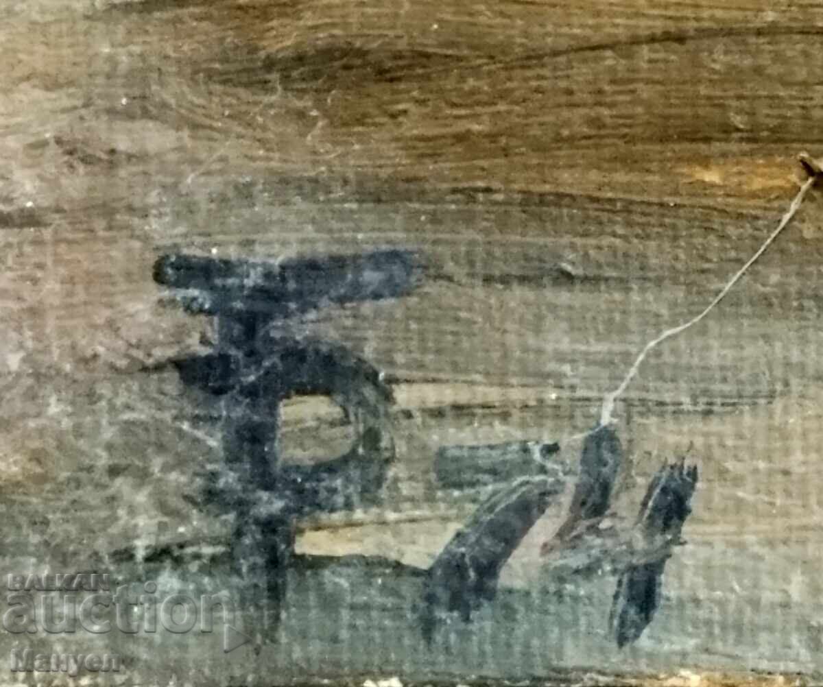 Πίνακας, λάδι "Παλιά Πόλη", Πλόβντιβ - 5