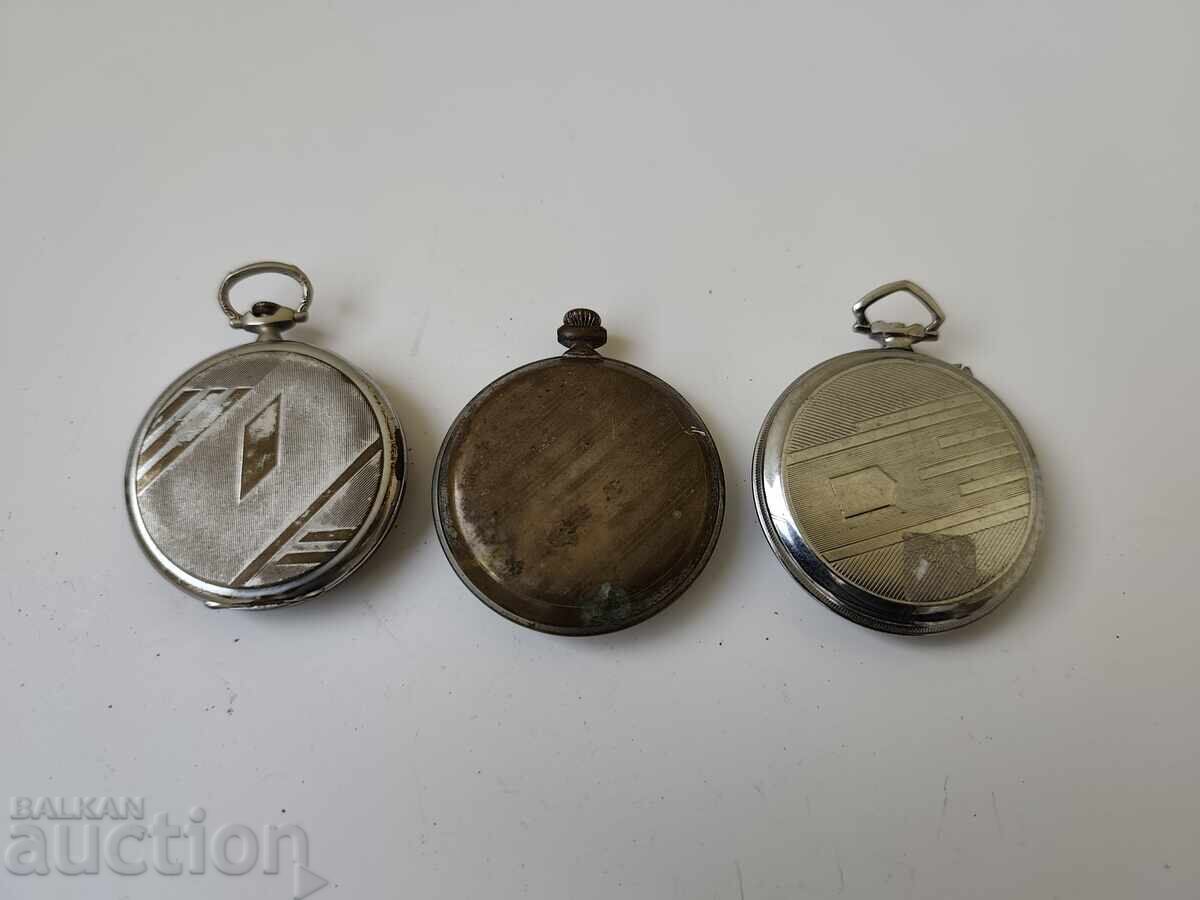 0.01€.Лот Стари Джобни часовници -Б.З.Ц. - 6 0.01€.Лот Стари Джобни часовници -Б.З.Ц. - 6