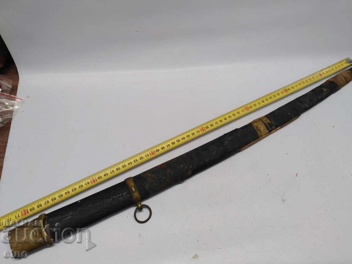 AVTENTICHNO KANE ZA RUSKA ARTILERIĬSKA SHASHKA OBR.1884 G., SABYA, NOZH