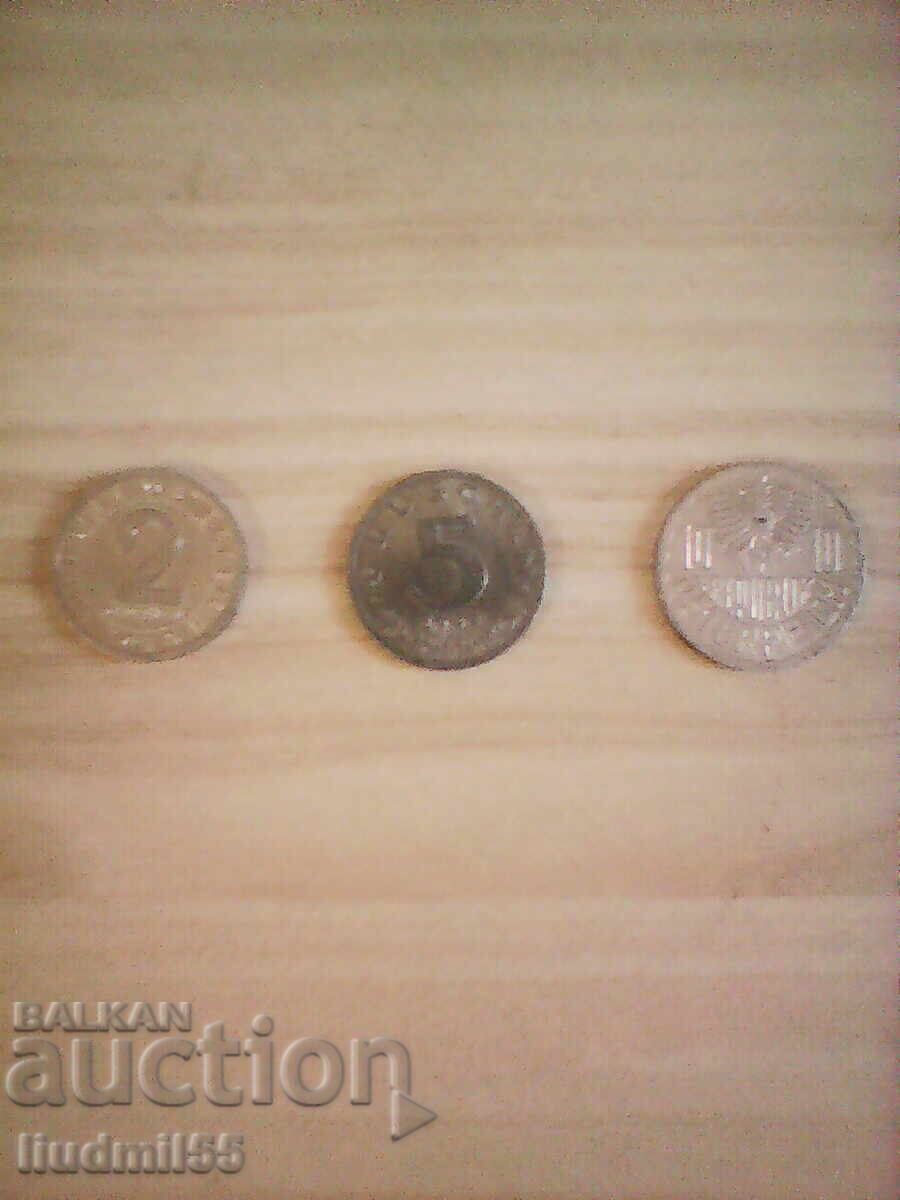 AUSTRIA 2 5 10 GROȘI AUSTRIA 2 5 10 GROȘI