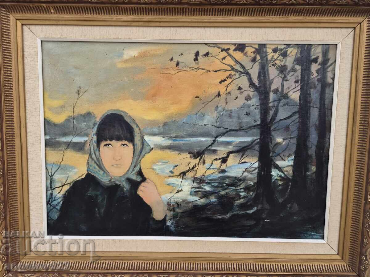 Доставка на Авторска картина с маслени бои върху платно!!!