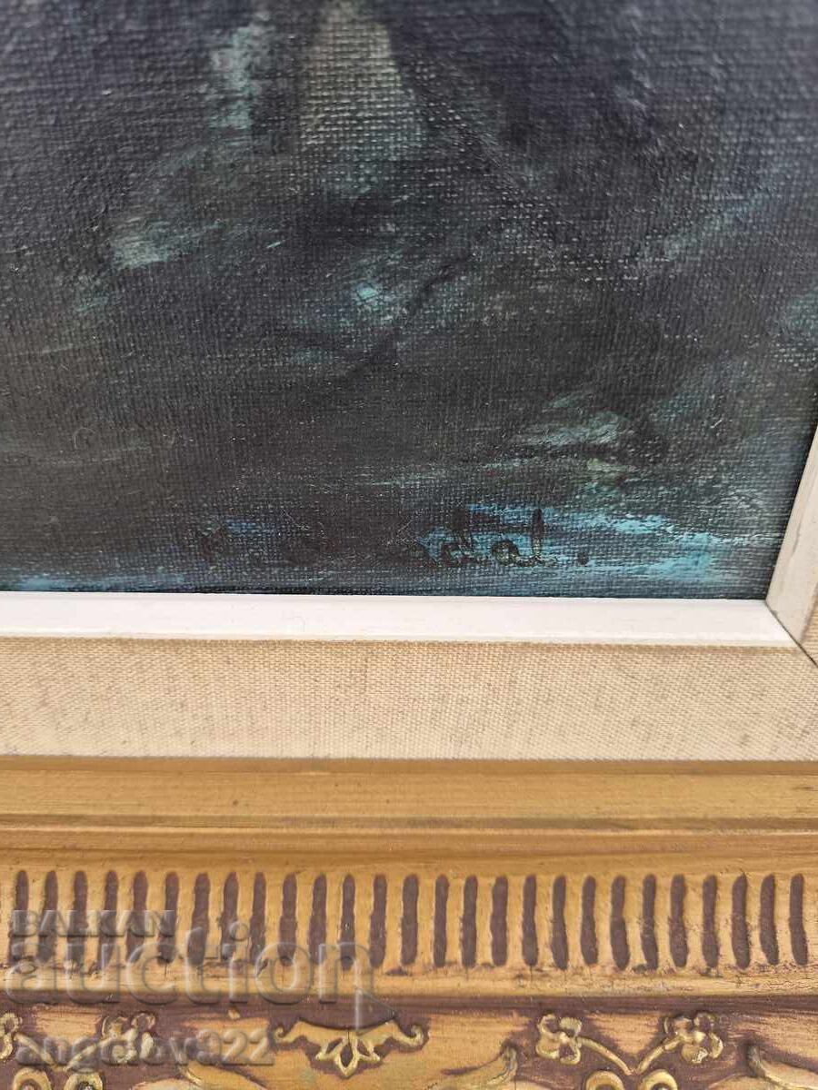 Авторска картина с маслени бои върху платно!!! - 5