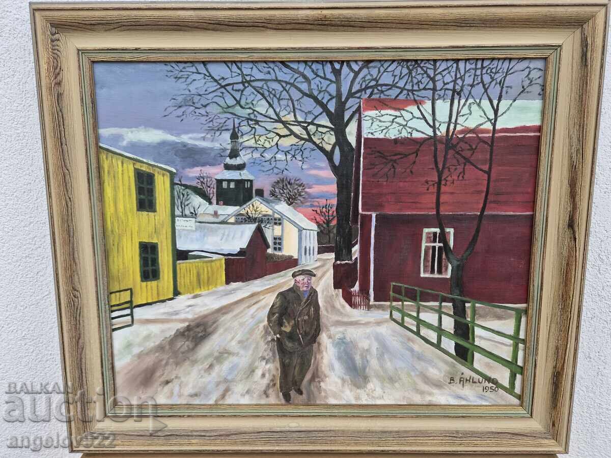 Pictura in ulei originala pe panza!!! - 5