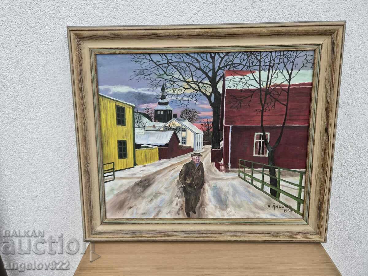 Pictura in ulei originala pe panza!!!