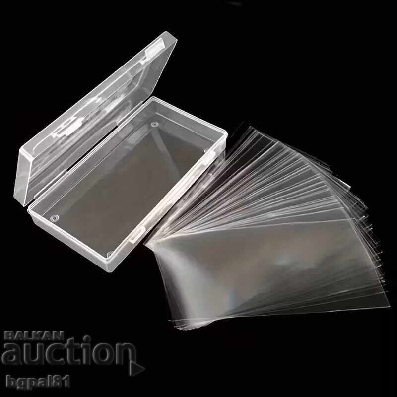 Cutie de depozitare pentru bancnote (+ 100 de buzunare) Transparentă - 5 Cutie de depozitare pentru bancnote (+ 100 de buzunare) Transparentă - 5