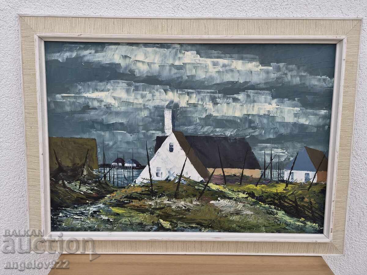 Παράδοση Πρωτότυπη ελαιογραφία σε καμβά!!!