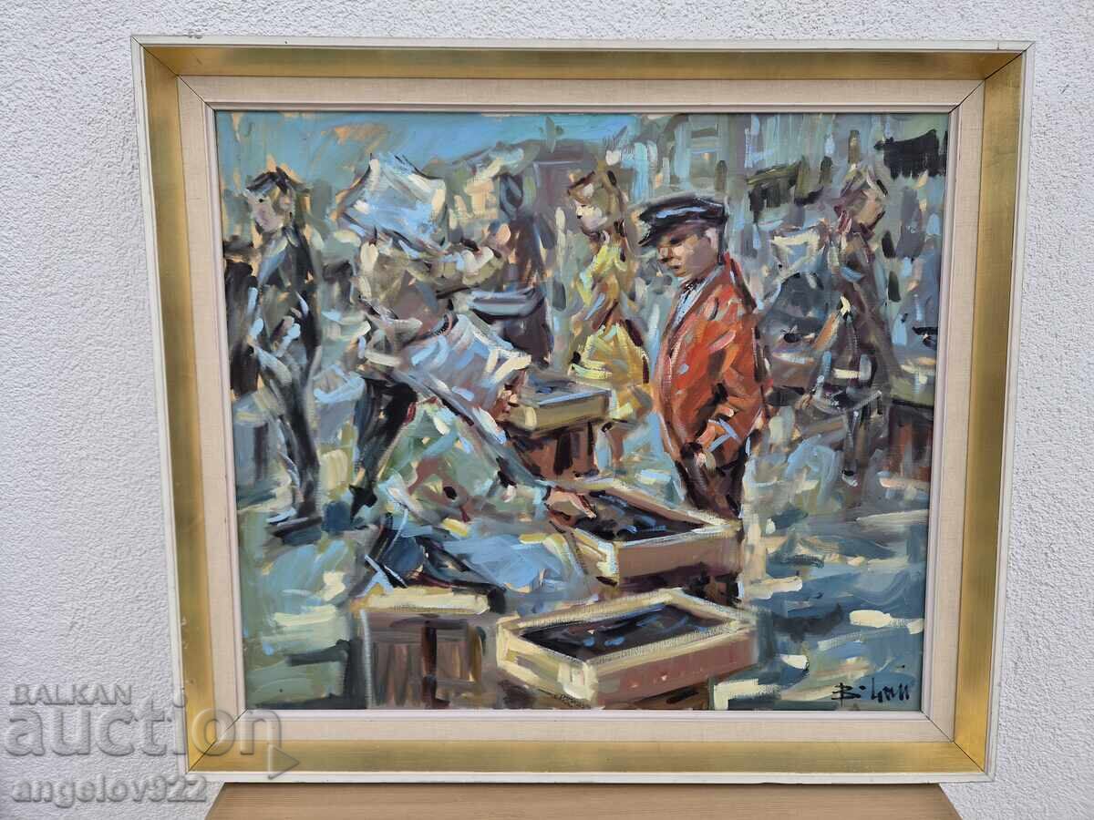 Авторска картина с маслени бои върху платно!!! с цена € 0.01 | 0.02 лв.