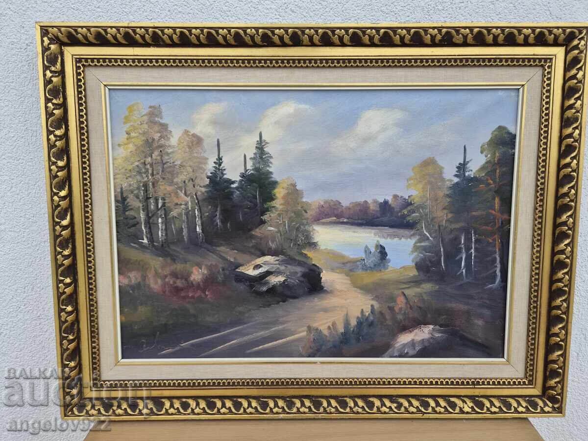 Доставка на Авторска картина с маслени бои върху платно!!!