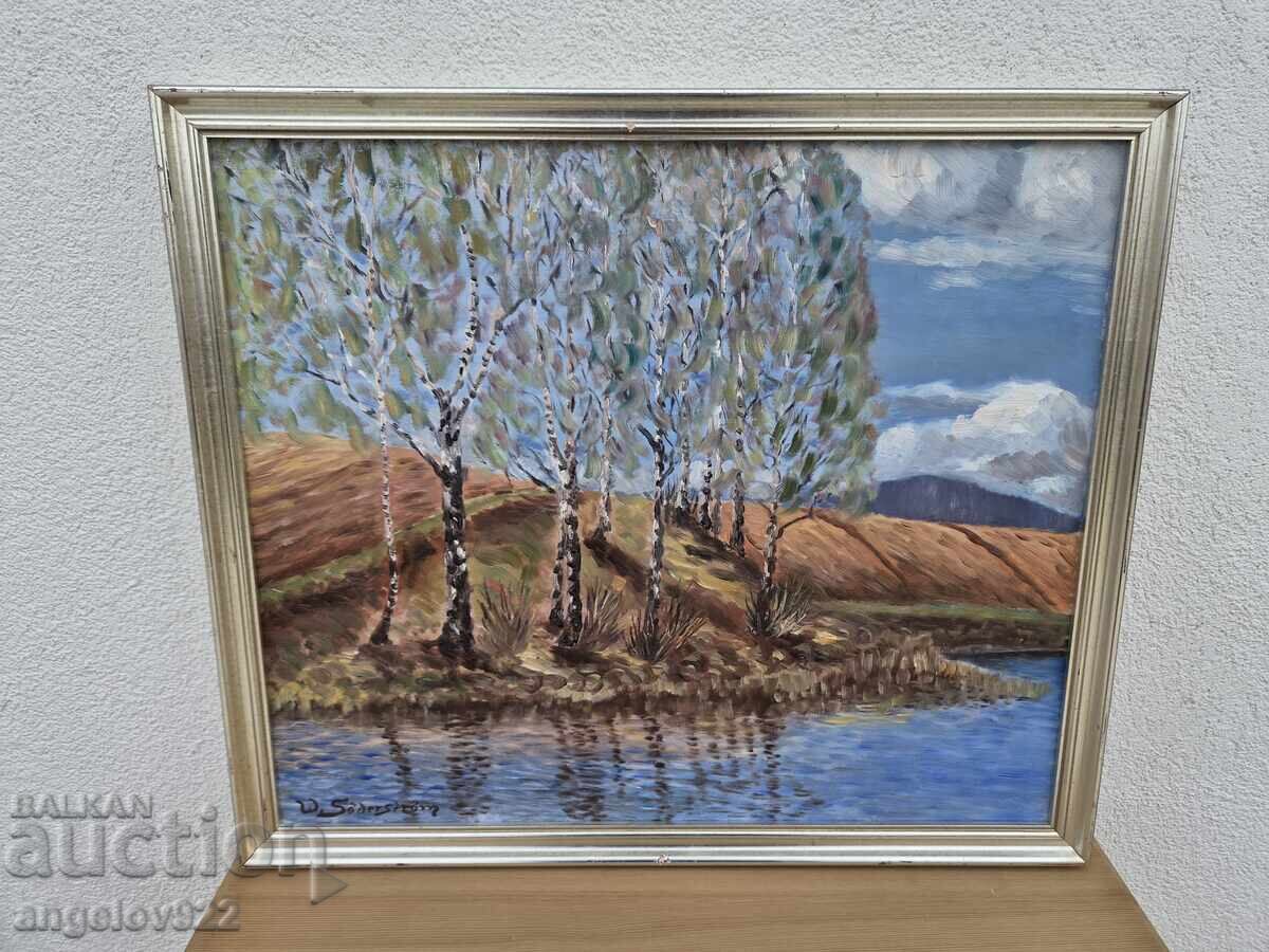 Авторска картина с маслени бои върху платно!!! с цена € 0.01 | 0.02 лв.