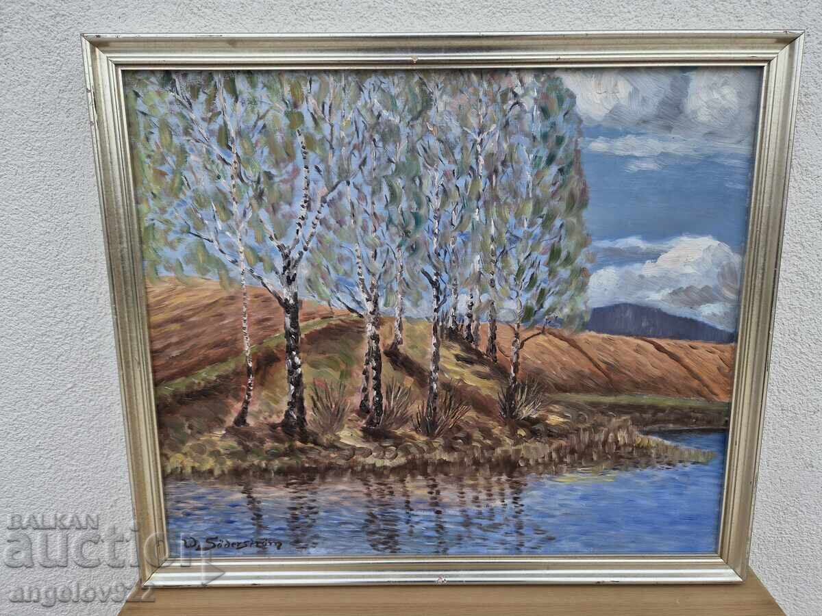 Доставка на Авторска картина с маслени бои върху платно!!!