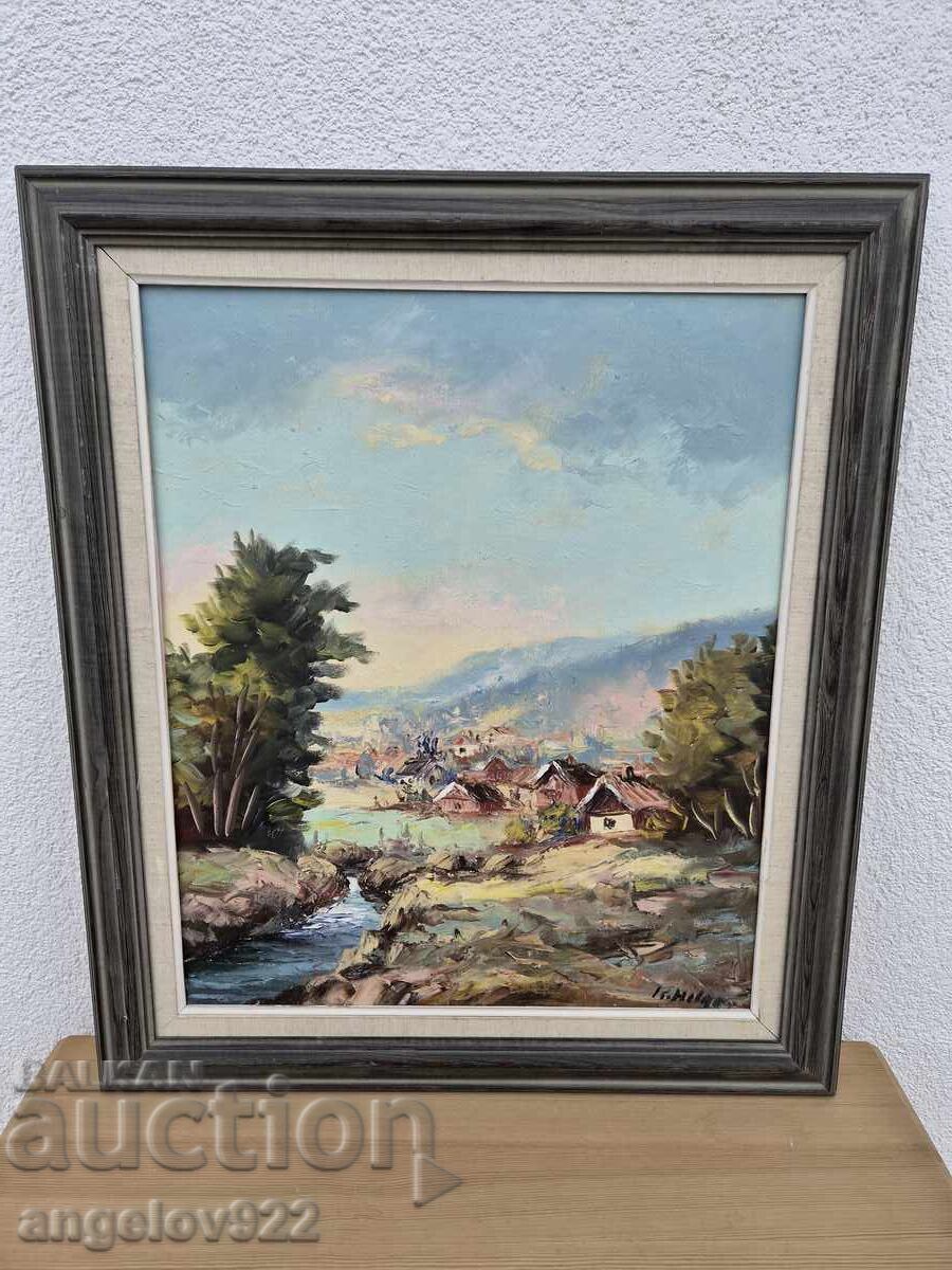 Δημοπρασία Πρωτότυπη ελαιογραφία σε καμβά!!!