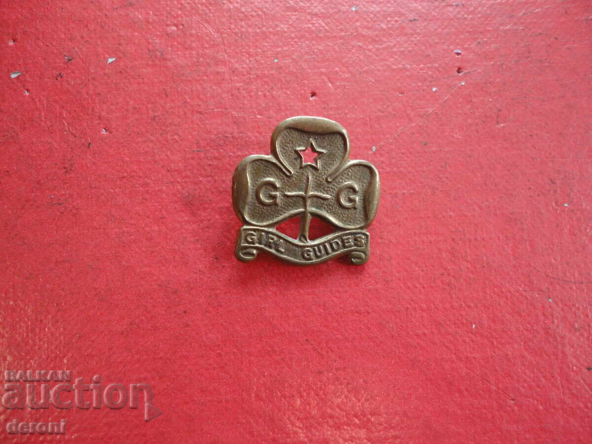 Аукцион Старинен бронзов знак значка с номер