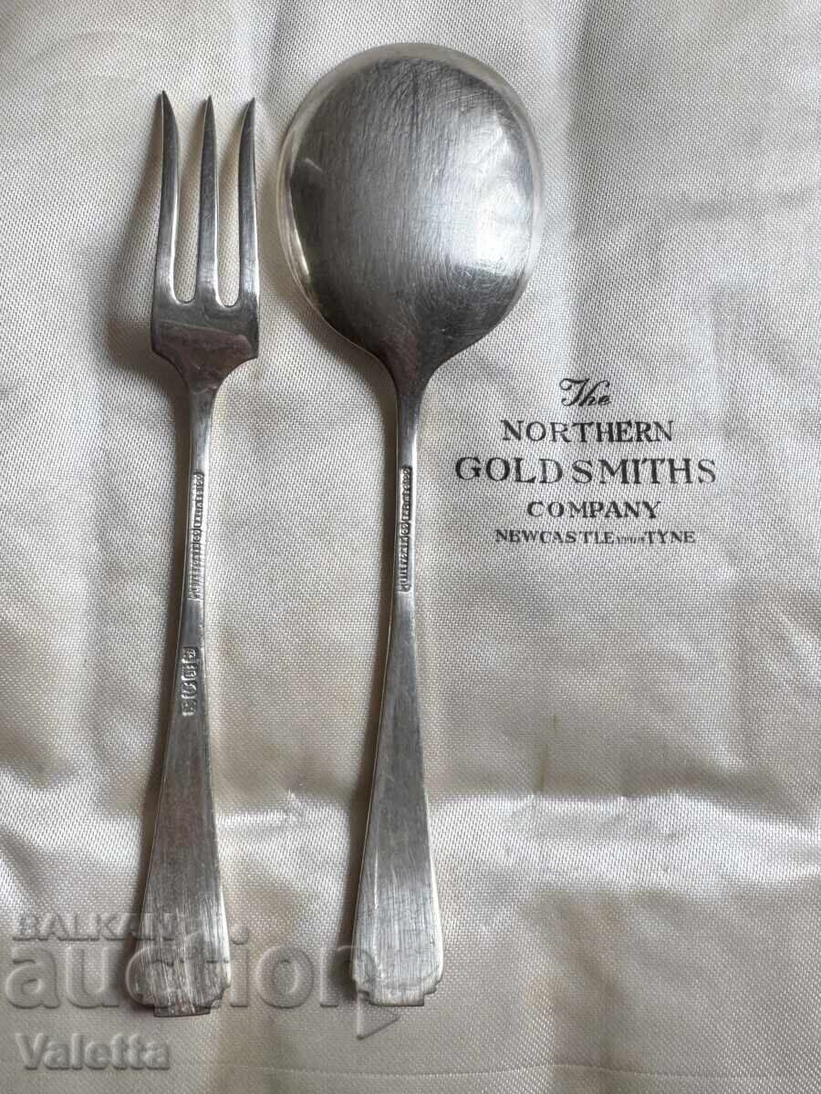 Аукцион Antique Art Deco Dessert Set (1931) NorthernGoldsmiths Co