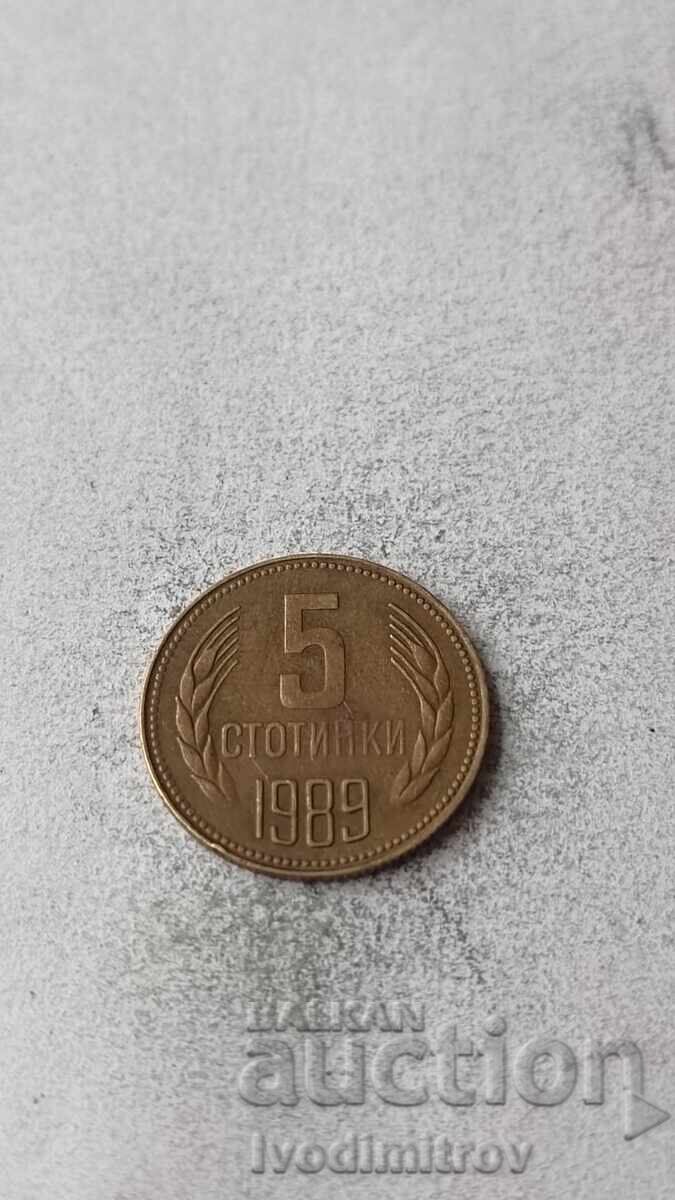 5 cenți 1989