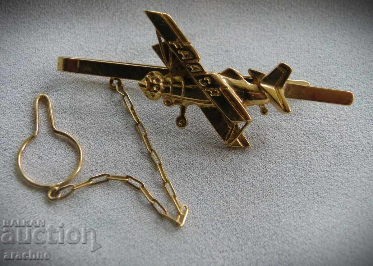 Spanish gilded tie clip