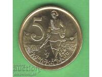 (¯`'•.¸ 5 cenți ETIÓPIA UNC ¸.•'´¯)