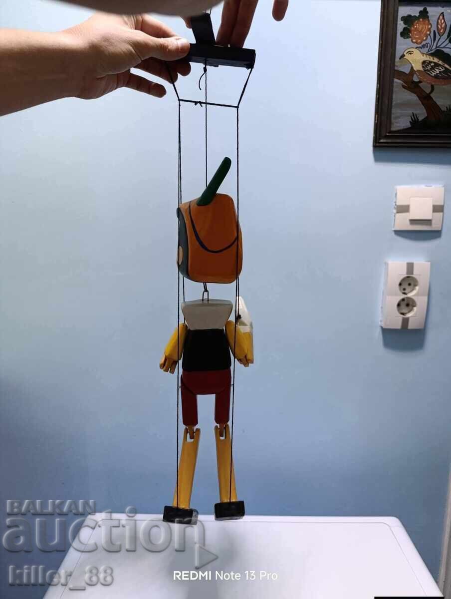 Ξύλινος Πινόκιο με Κλωστές με τιμή € 30.00 | 58.67 BGN