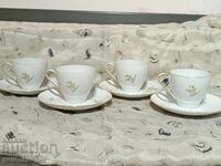 Star Fin porțelan de la Eshenbach Bavaria, decorat în Danemarca