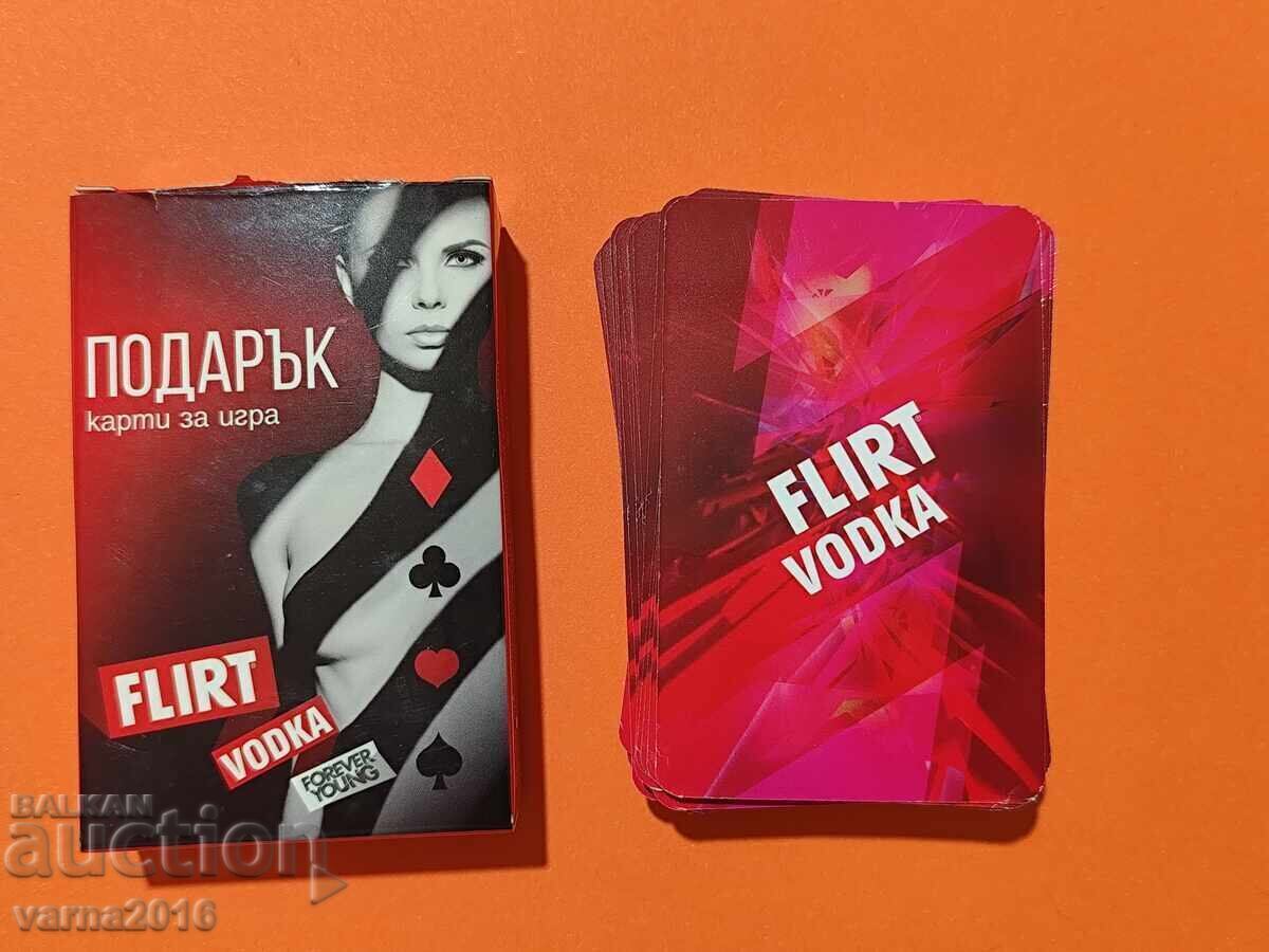 Licitație Noi Cărți de Joc Publicitare Vodcă Flirt