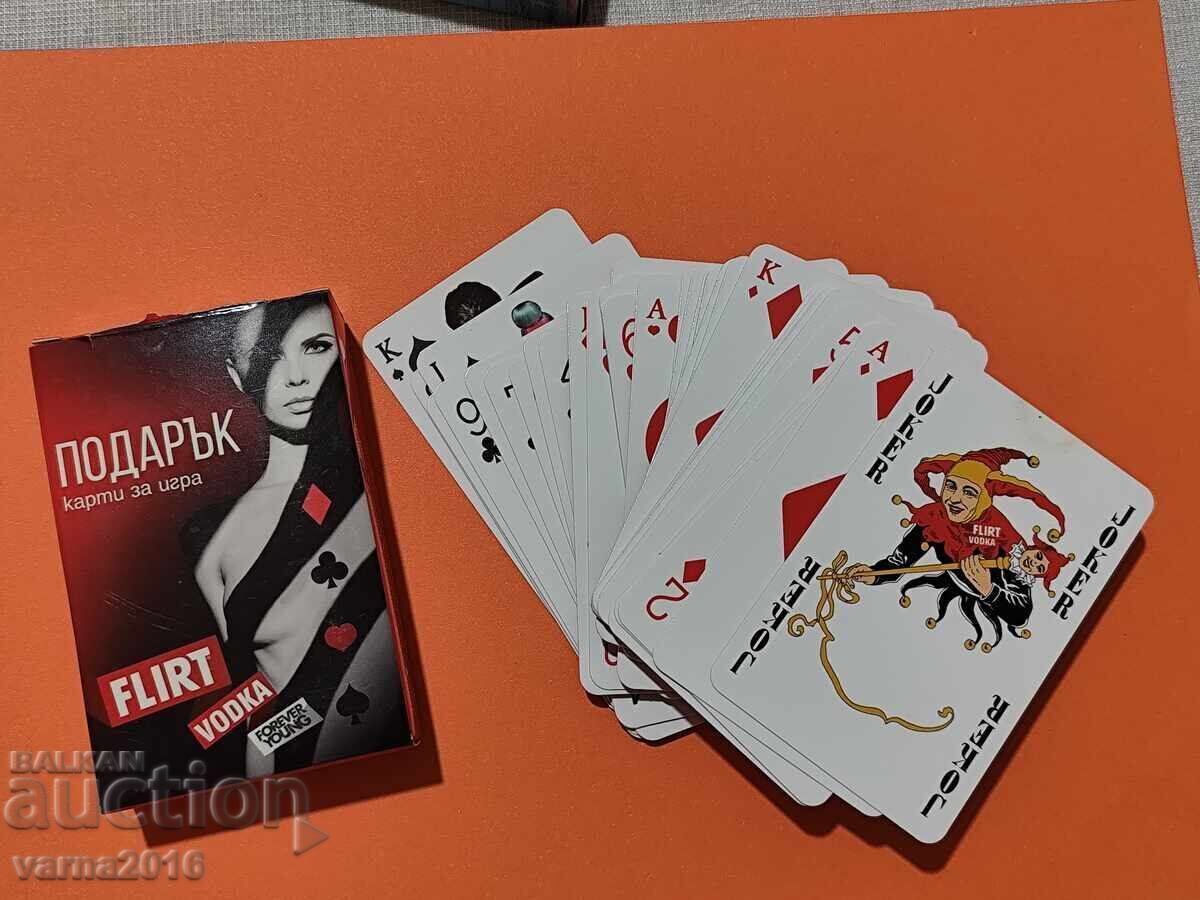 Нови  Рекламни  Карти за игра  Водка Флирт