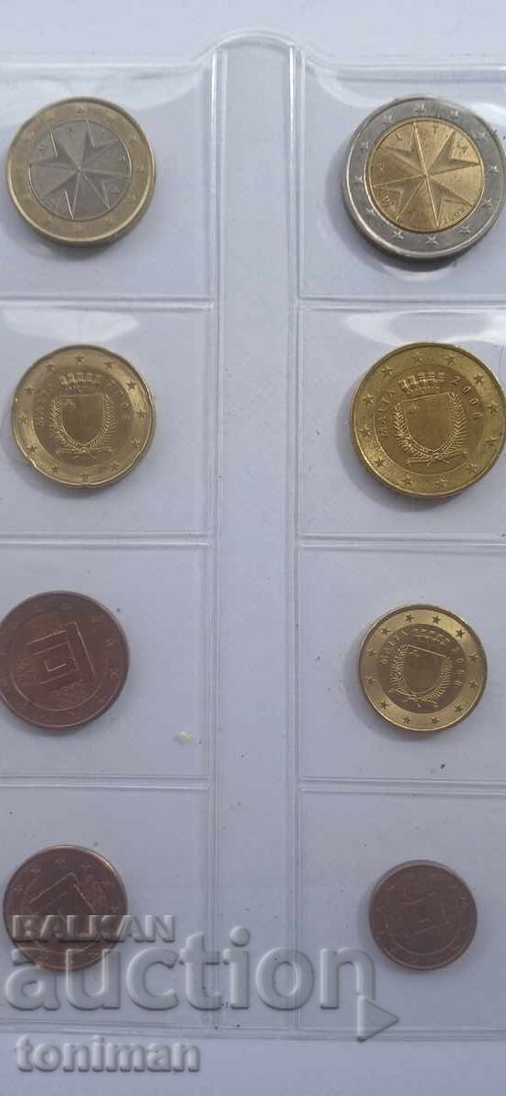 Σετ νομισμάτων Μάλτα 2008