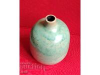 Ваза зелена глазура - керамика (СБХ)