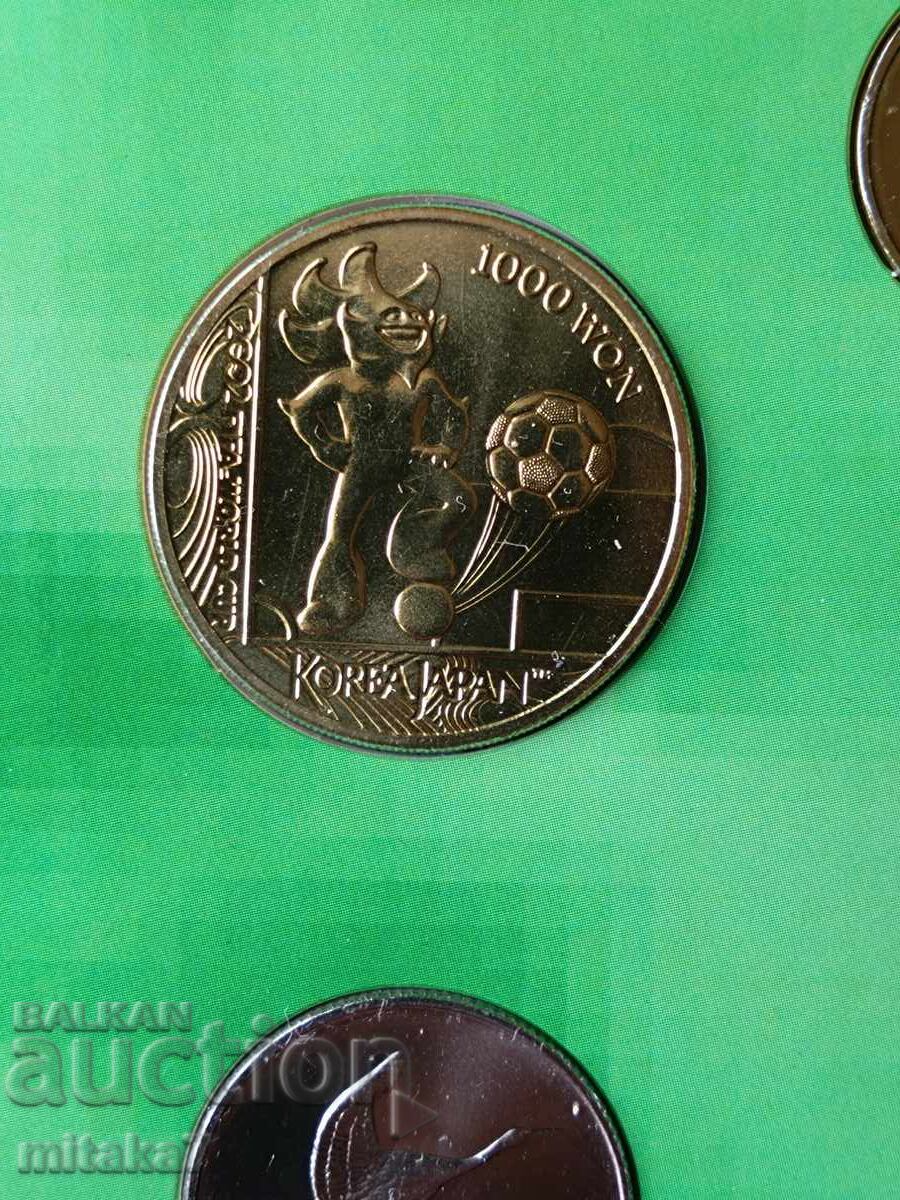 Auction  Set of coins SP'2002 year, South Korea